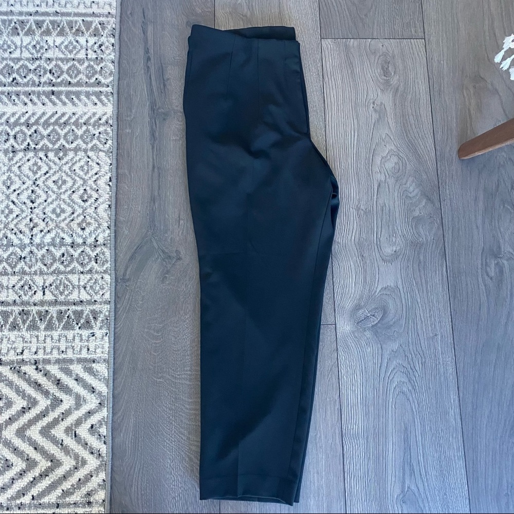 Express Black Pants Ankle high rise super soft twill work pants NWT